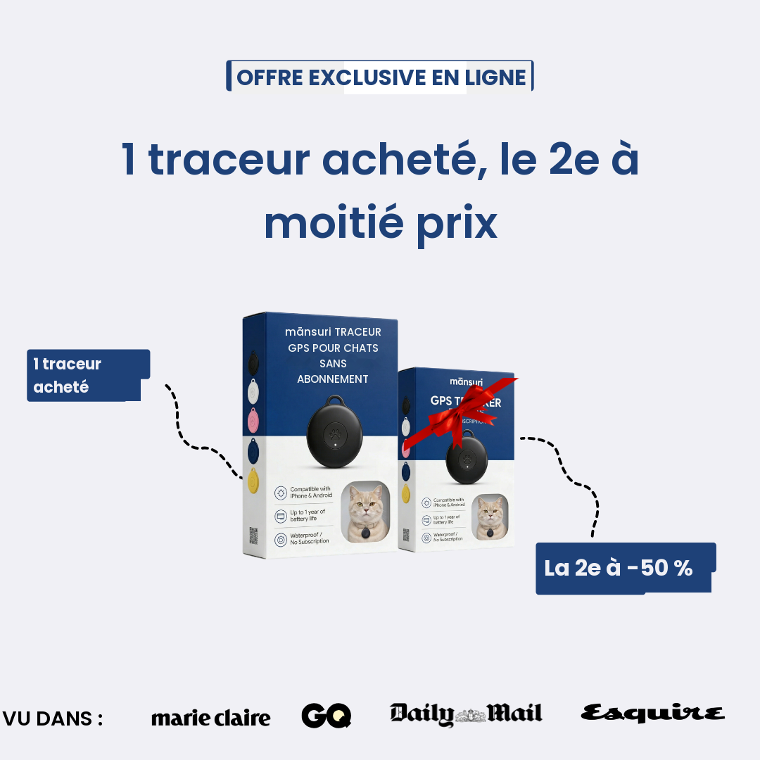 Traceur GPS pour Chat — Sans Abonnement