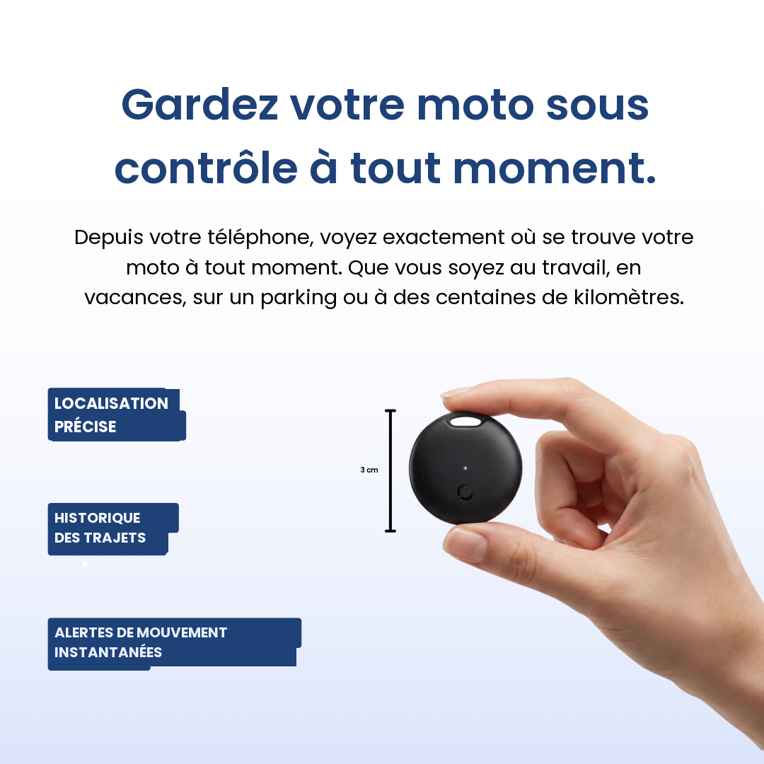 Traceur GPS Moto — Sans Abonnement — Mansuri
