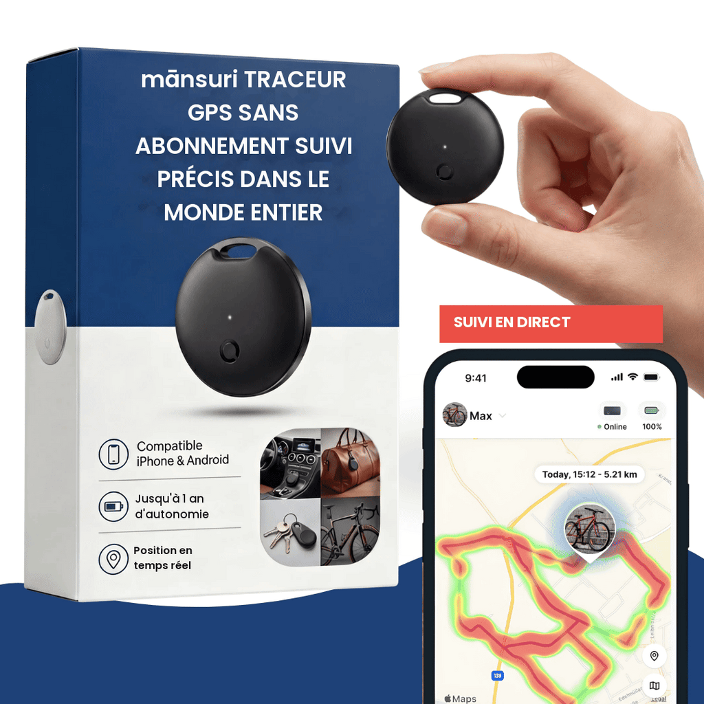 Traceur GPS — Sans Abonnement — Mansuri