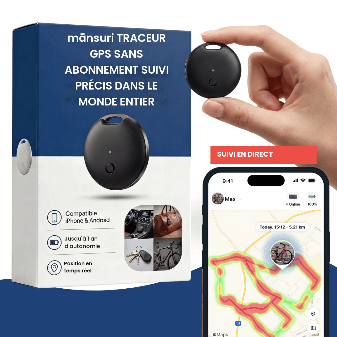 Traceur GPS — Sans Abonnement — Mansuri