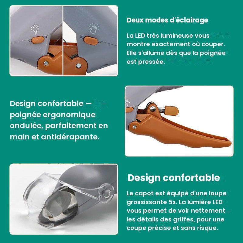 Coupe-griffes Intelligent PawGuard Pro avec Capteurs de Détection Rapide