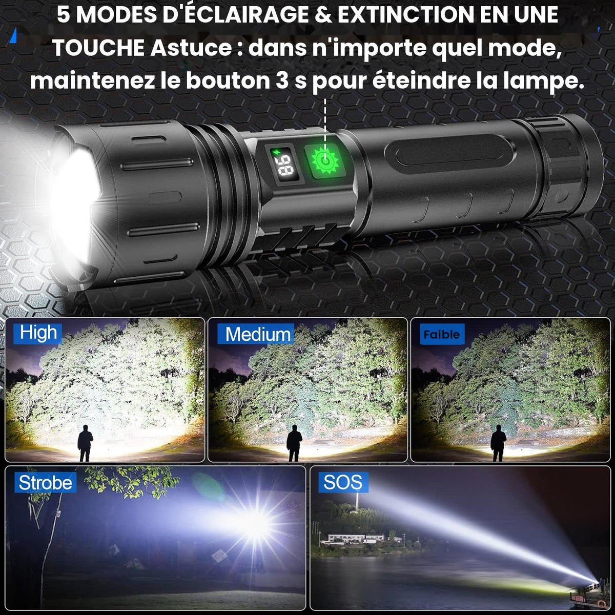Lampe Torche la Plus Puissante au Monde