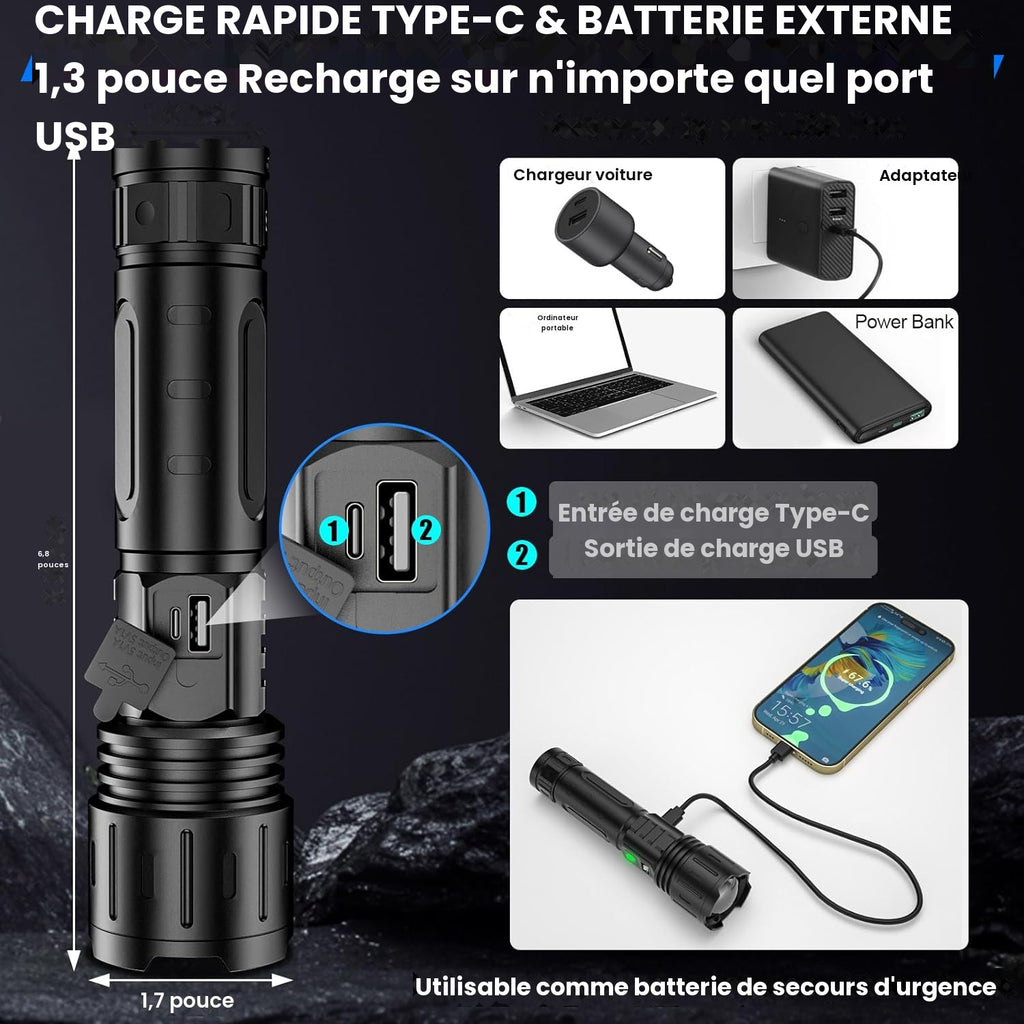 Lampe Torche la Plus Puissante au Monde
