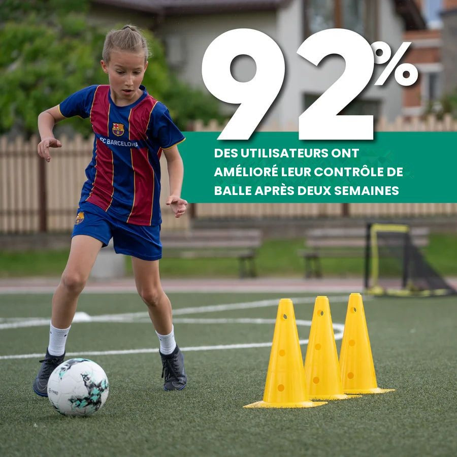 Tapis d'Entraînement Football Pro + Programme Vidéo