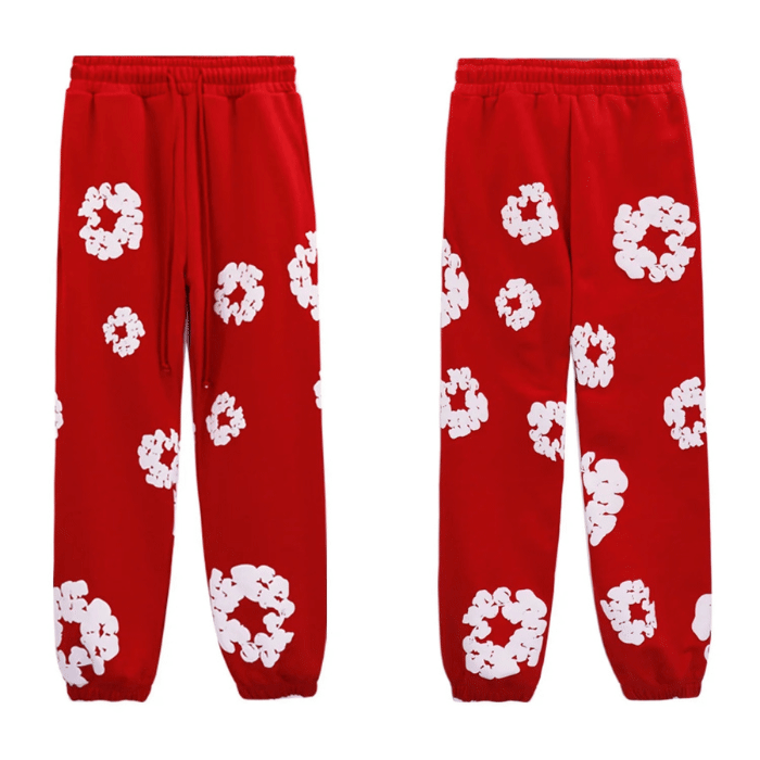 Caleb – Ensemble Sweat à Capuche Fleuri & Pantalon Large