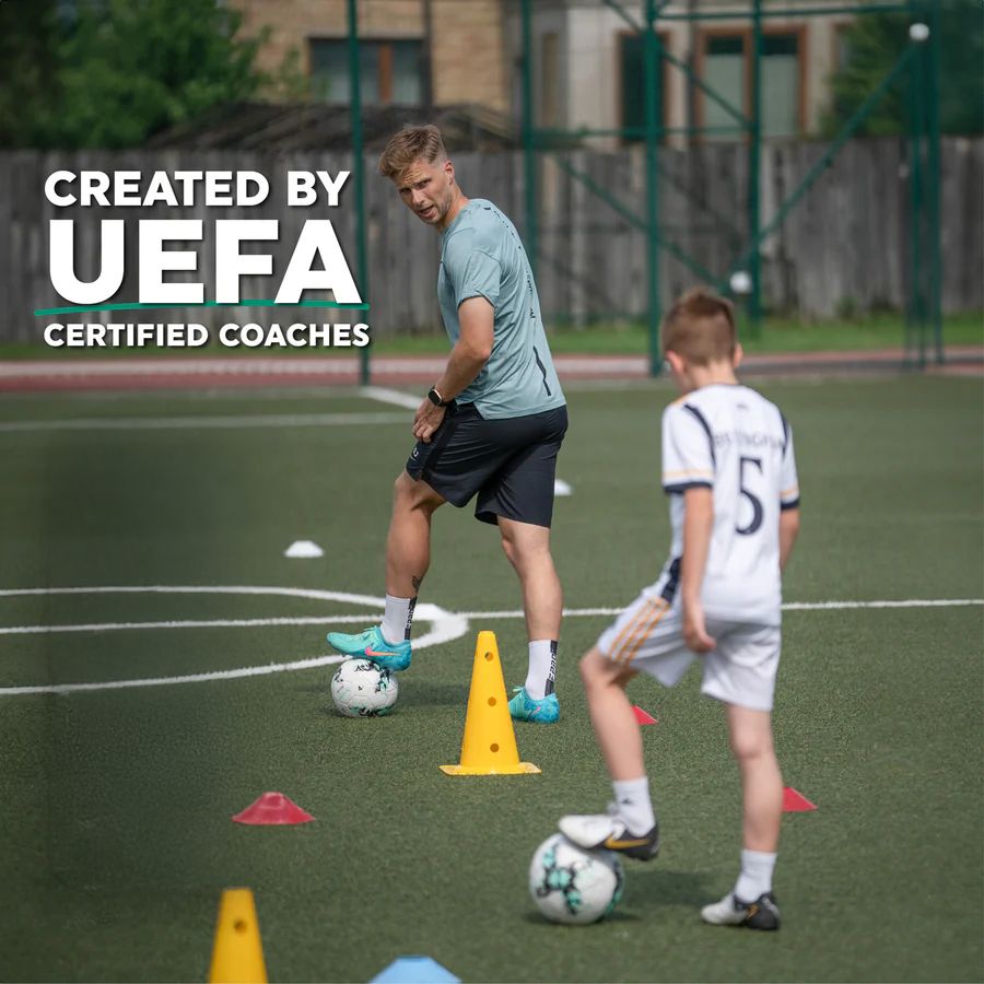 Tapis d'Entraînement Football Pro + Programme Vidéo
