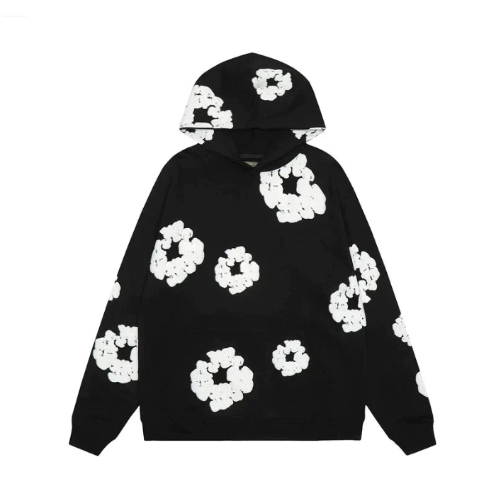 Caleb – Ensemble Sweat à Capuche Fleuri & Pantalon Large