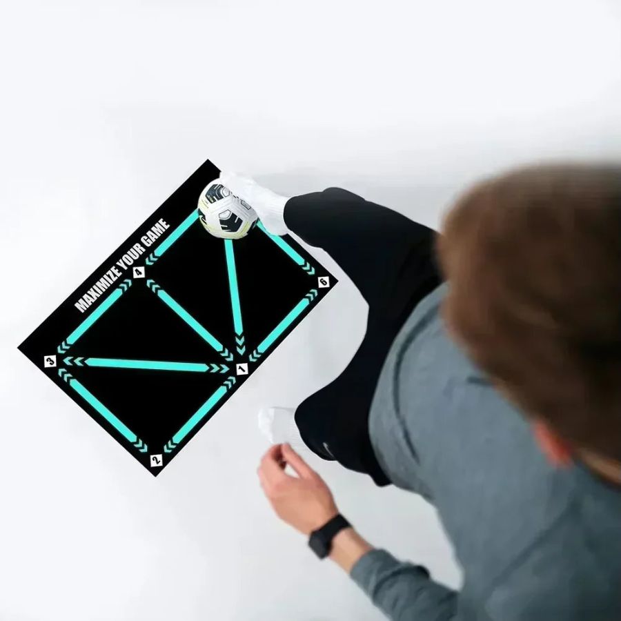 Tapis d'Entraînement Football Pro + Programme Vidéo