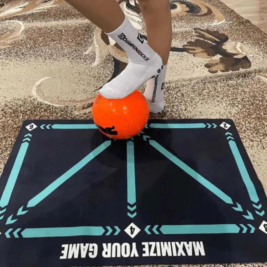 Tapis d'Entraînement Football Pro + Programme Vidéo