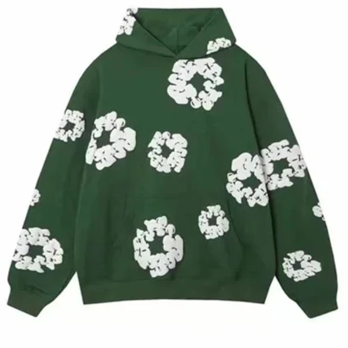 Caleb – Ensemble Sweat à Capuche Fleuri & Pantalon Large