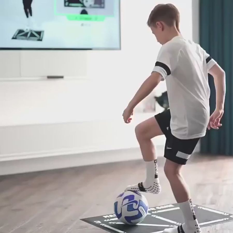Tapis d'Entraînement Football Pro + Programme Vidéo