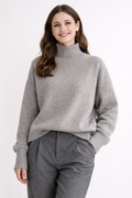 Isabella | Pull Col Roulé en Cachemire Premium