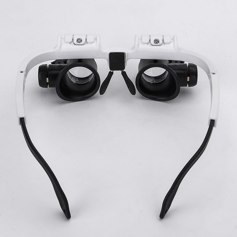 Loupe Binoculaire LED Professionnelle | Grossissement 3 Niveaux