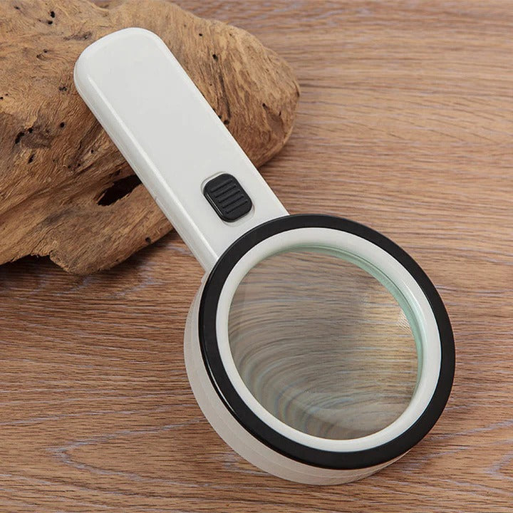 Loupe LED de précision 30X avec éclairage — inspection détaillée — Mansuri