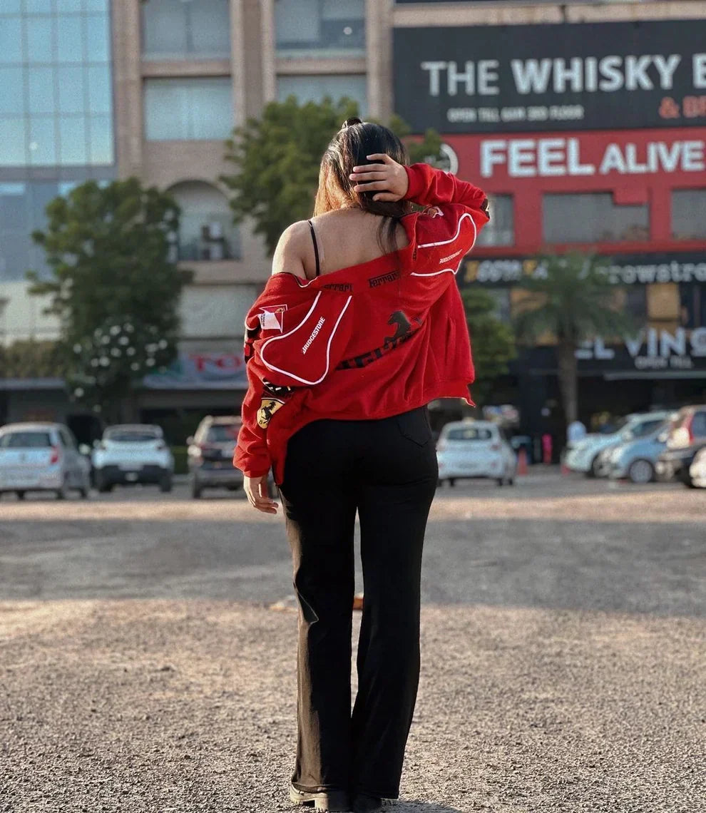 Veste Vintage Ferrari - Unisexe - Style Rétro