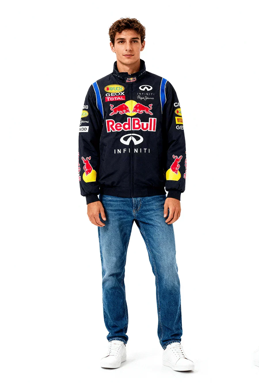 Veste Vintage Red Bull Racing F1 – Unisexe – Style Rétro