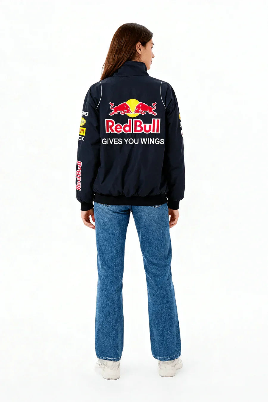 Veste Vintage Red Bull Racing F1 – Unisexe – Style Rétro
