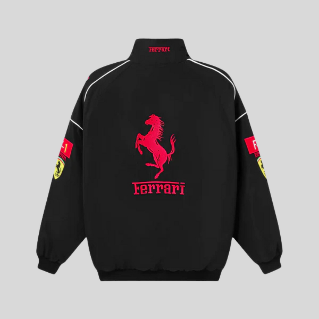Veste Vintage Ferrari - Unisexe - Style Rétro